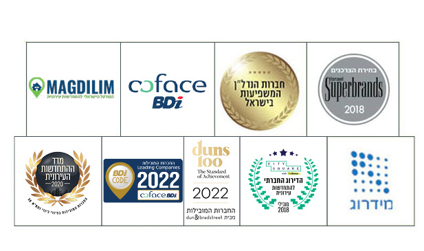 לוגואים של BDI, DUNS וחברות נוספות