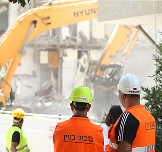 טקס הנחת אבן פינה - הפודים 50, רמת גן